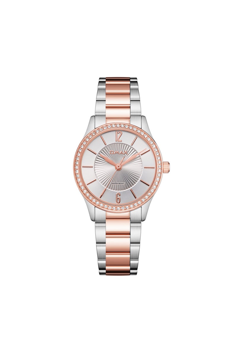 OMAX Women’s Wrist-Watch | Analog | Stainless Steel Band | Elegant Design - Image 1