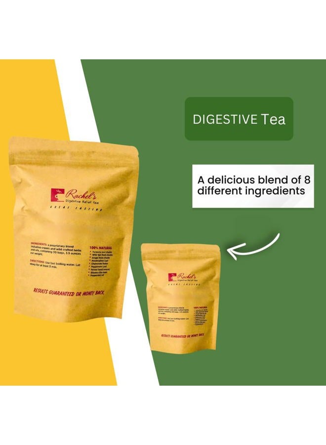 (120 كيس/240 كوب) شاي راشيل: الكركم، اليام البري، الزنجبيل، الخطمي، البابونج، النعناع، الشمر، لحاء الزيزفون - Image 2