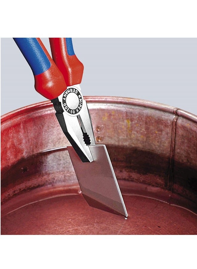 Wisemann 8"COMBINATION PLIER RED AND BLUE  BODY WITH  WISEMANN  - Image 2