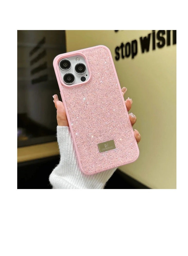 Case For iPhone 15 Pro Max 6.7-inch Case Glitter, Sparkle Diamond Crystal Bling Case with Bling, Ultra Thin Lightweight Full Body Shockproof Anti-Scratch Protective Cover