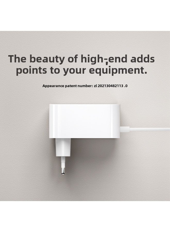 24V1A Lamps 61347 Standard German Standard European Standard LED Table Lamp Nail Lamp CE/GS Certified Power Adapter-Color:12v2a Dedicated Lamps European Standard Gs Certification White-Specifications:DC Head 3.5*1.35  - Image 5