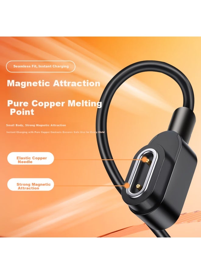 Beiyipin Charging Cable Compatible With Xiaotiancai Children's Smarches Z6pro/z10/z9/z8/z7/z6s/z7s/z7a/z6a, Universal Magnetic Charger For Teenagers - Image 2