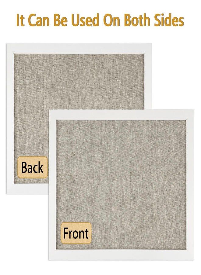 GDMINLO Cork Bulletin Board, with Linen 1-Pack Double-Sided, 16''X 12''Picture Display Vision Board Kit Corkboards for Wall School Office Decorative Hanging 10 Pushpins - Image 4