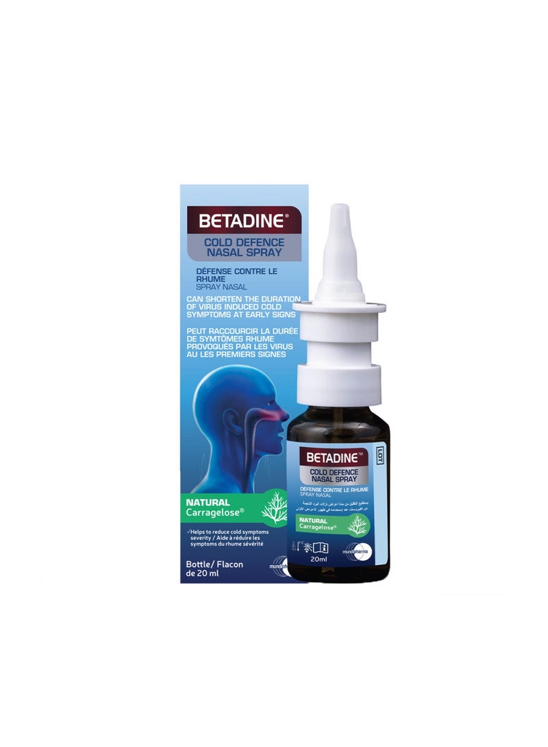 Betadine Cold Defence Nasal Spray 20ml
