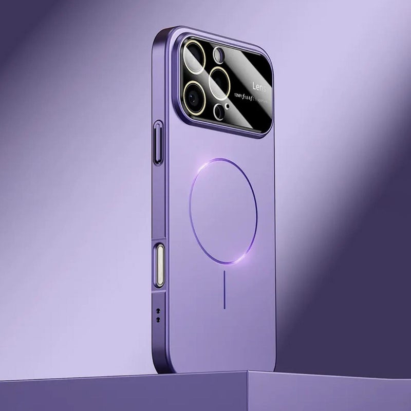 جراب هاتف ماج سيف فروستد كبير الحجم لهاتف آيفون 16 برو (أرجواني غامق) - Image 1