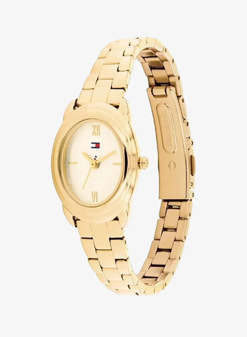 Tommy Hilfiger  Ionic Plated Thin Gold Steel Quartz Basic Watch for Women | Best Price UAE