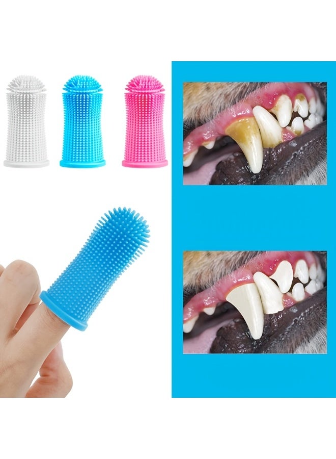 MOWKIT Dog Finger Toothbrush – Soft Silicone Finger Brush for Dogs & Puppies – Gentle Dental Care for Pets – Easy-to-Use Dog Toothbrush for Small, Medium & Large Breeds - Image 4