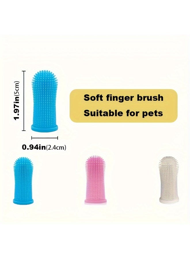 MOWKIT Dog Finger Toothbrush – Soft Silicone Finger Brush for Dogs & Puppies – Gentle Dental Care for Pets – Easy-to-Use Dog Toothbrush for Small, Medium & Large Breeds - Image 2