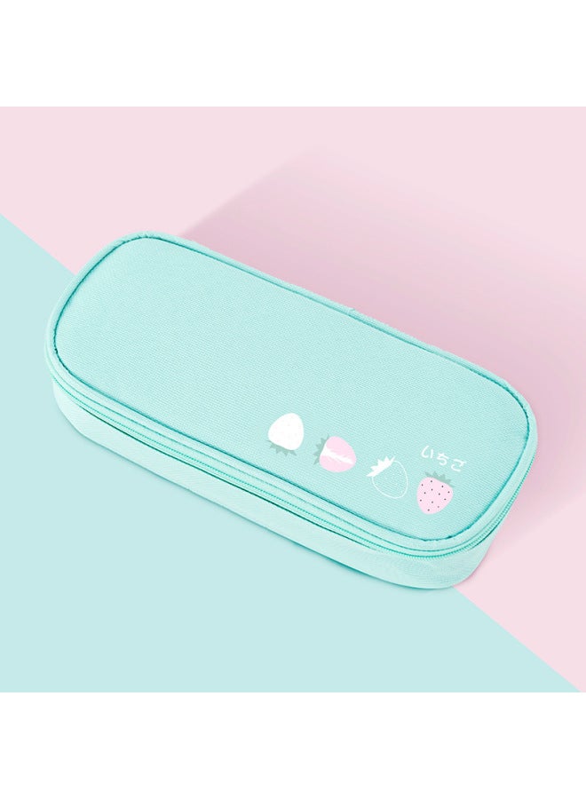 Elephant Simple Student Stationery Storage Creative Stationery Box Oxford Cloth Fruit Pencil Case Large Capacity Pencil Bag Advertising - Image 1