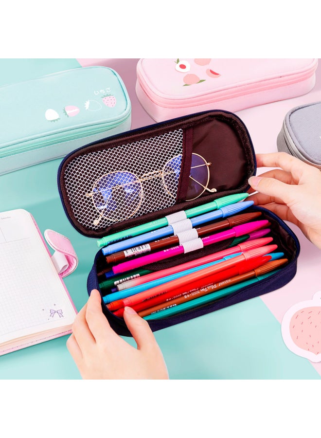 Elephant Simple Student Stationery Storage Creative Stationery Box Oxford Cloth Fruit Pencil Case Large Capacity Pencil Bag Advertising - Image 2