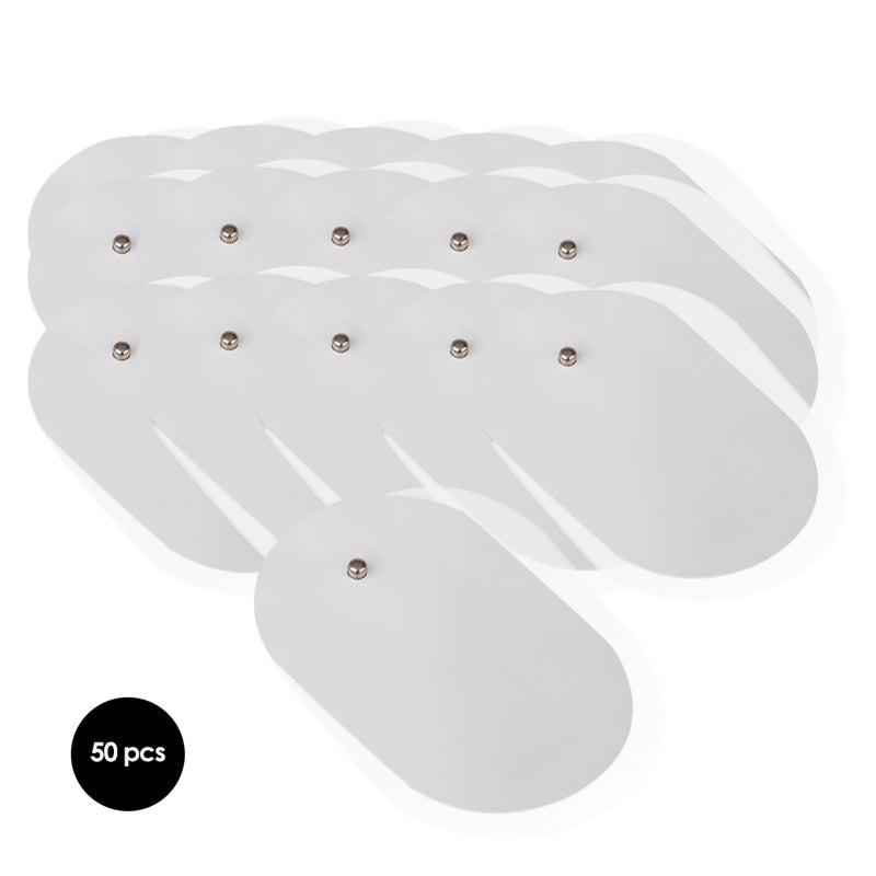 إسكدنيا 50 قطعة من وسادات إلكترود محفزات اعصاب العضلات . - Image 1