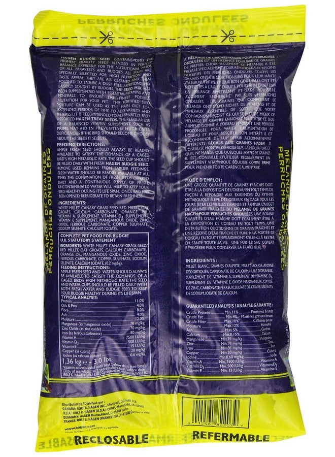 هاغن بذور أساسية للبادجي/الببغاء من هاجن، 3 أرطال - Image 2