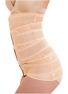 DubaiGallery 3 in 1 Postpartum Belly Support Recovery Wrap - Belly Band For Postnatal, Pregnancy, Maternity - Girdles For Women Body Shaper - Tummy Bandit Waist Shapewear Belt (L)  - Image 5