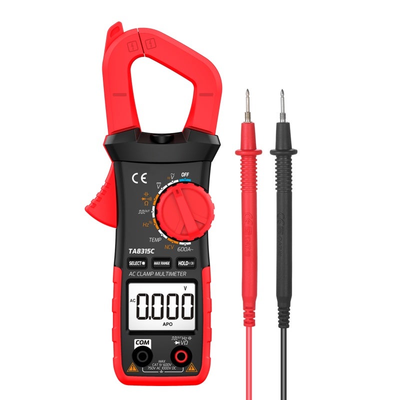 Digital Clamp Meter: 27 Mm Jaw 5999 Counts Backlit LCD - True RMS Multimeter With Flashlight NCV Detection for Professional Electricians Home Electrical Testing - Image 1