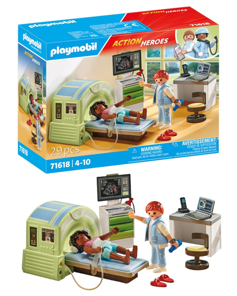 Playmobil لعبة بلايموبيل جهاز الرنين المغناطيسي مع طفل - Image 4