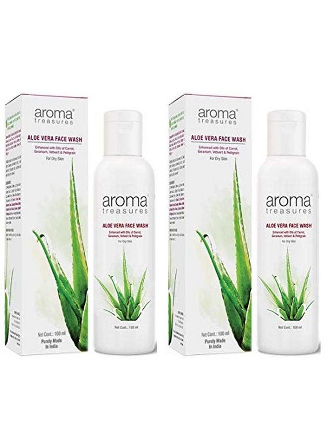 Aroma Treasures Aloe Vera Face Wash 100 Ml  - Image 1