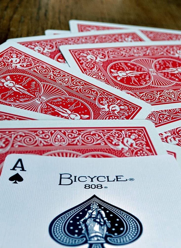 Bicycle Size Standard Index Playing Cards 2 X 52 Set Blue, Red - Image 5