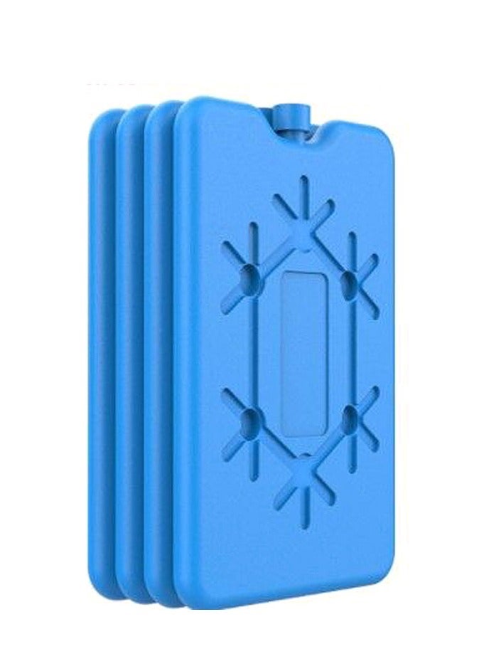 HomKawt Ice Packs for Lunch Box, 4 Pcs Reusable Ultra Thin Freezer Packs Long Lasting for Coolers, Cooler Bag for Work, School, Picnic or Camping Keep Food Fresh Lightweight Design for Easy Carrying - Image 1