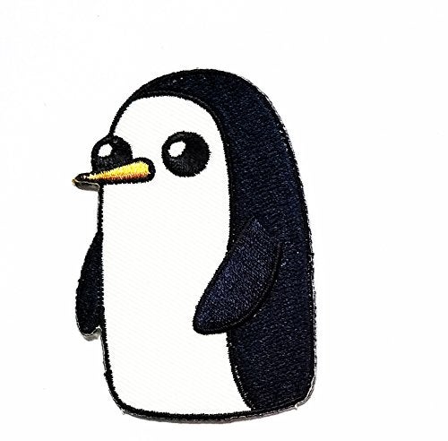 HHO CARTOON PATCH HHO Cute Penguin Cartoon Kids Patch Embroidered DIY Patches, Cute Applique Sew Iron on Kids Craft Patch for Bags Jackets Jeans Clothes - Image 2