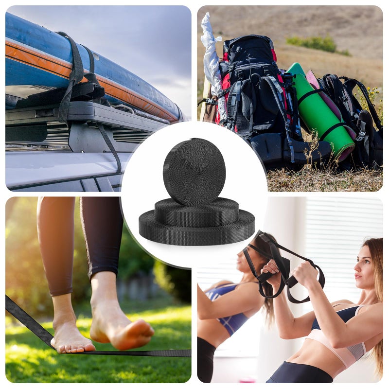 BEYOURD Webbing 3/4 Inch, Heavy Duty Webbing Straps, Extra Thick Strapping for Outdoor & DIY Gear Repair (3/4 Inch x 12 Yard) - Image 3