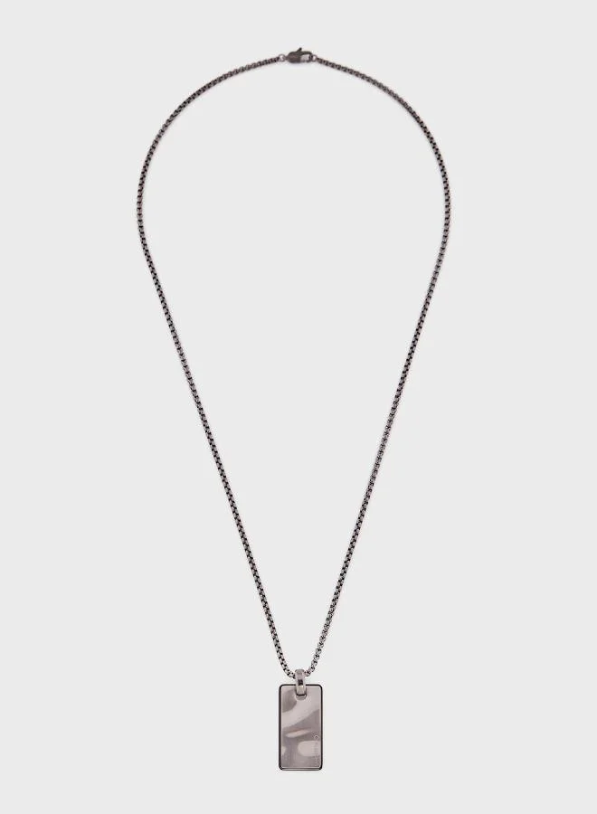 CALVIN KLEIN Necklace with GunMetal Ion Plating