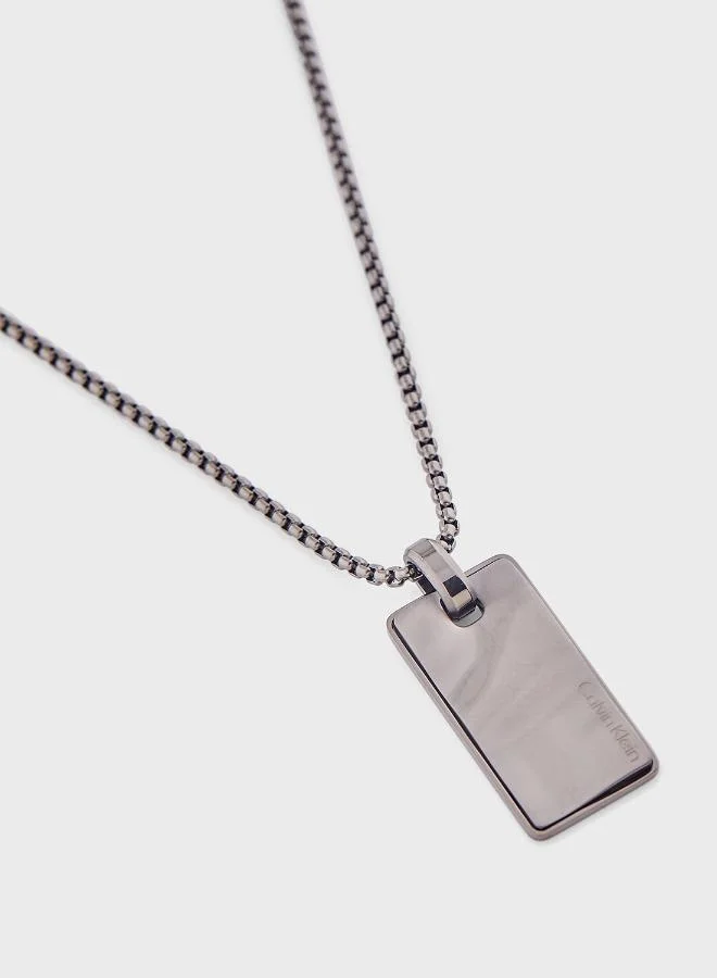 CALVIN KLEIN Necklace with GunMetal Ion Plating
