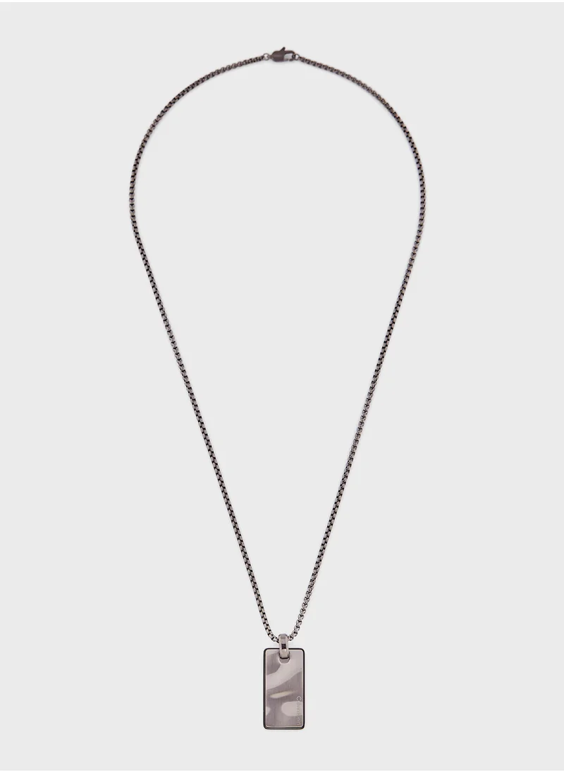 كالفن كلاين Ck Metallic Waves  Necklaces