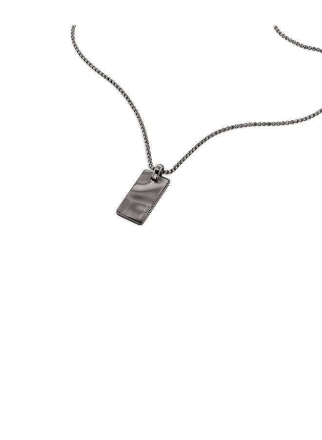 CALVIN KLEIN Ck Metallic Waves Necklace with GunMetal Ion Plating - 35100032 - Image 1