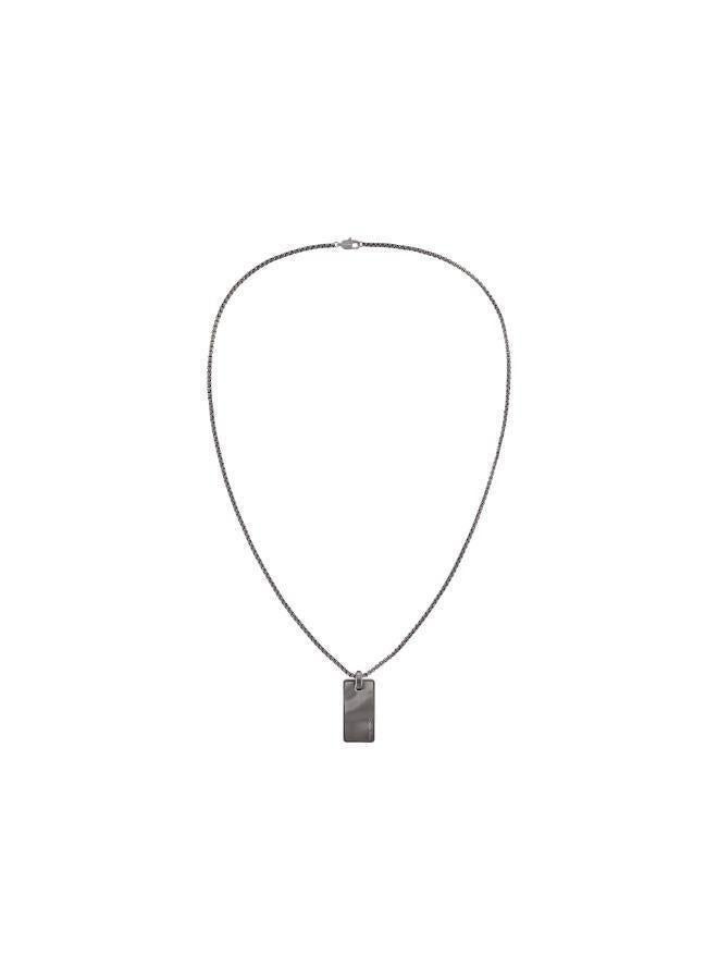 CALVIN KLEIN Ck Metallic Waves Necklace with GunMetal Ion Plating - 35100032 - Image 3
