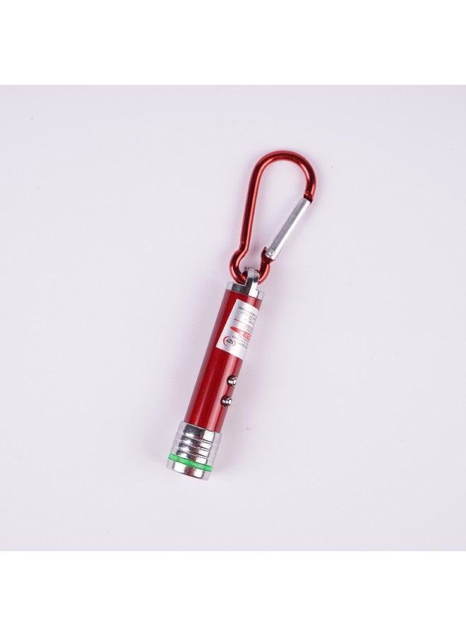Multifunctional Laser Pointer Flash Mini Gift LED Lighting Portable Flashlight Three-in-one Flash Laser Flashlight-Color:Blue  - Image 3