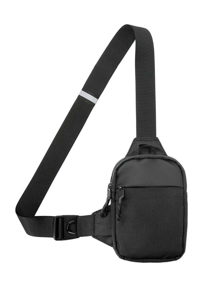 Oasisgalore Small Waterproof Crossbody Sling Bag: Casual Chest Bag for Travel, Hiking, and Running. - Image 1