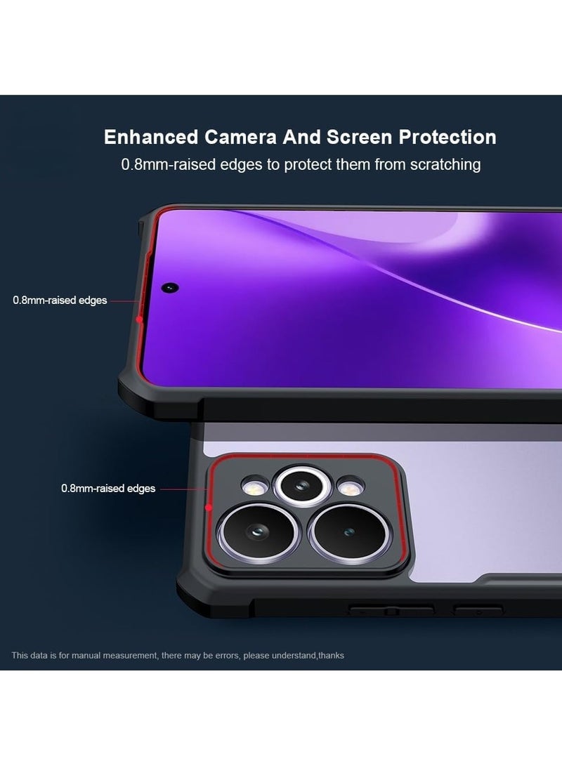 general Transparent Protective Case Compatible with Realme 15 Pro 5G 【Airbag Protection】 Transparent Case with Camera Lens Protection PC+TPU Shockproof Protective Cover - Image 3