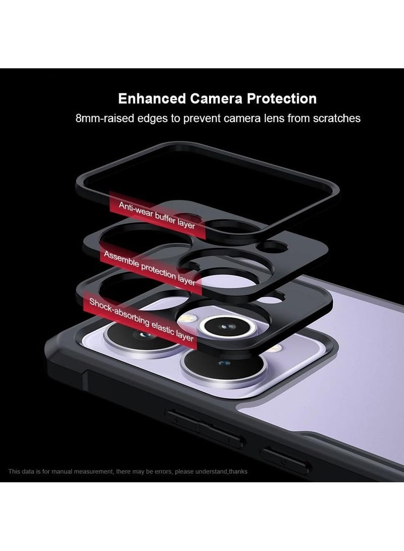 general Transparent Protective Case Compatible with Realme 15 Pro 5G 【Airbag Protection】 Transparent Case with Camera Lens Protection PC+TPU Shockproof Protective Cover - Image 4