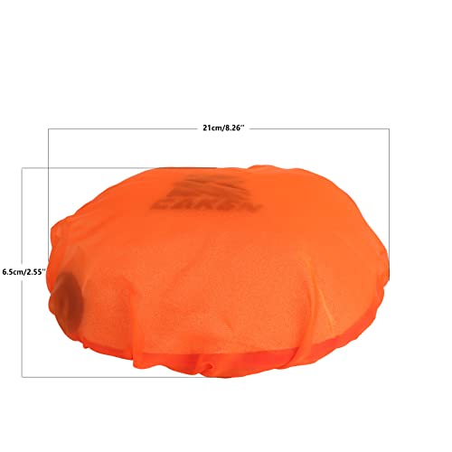 PRO CAKEN Motorcycle Universal Foam Air filter Cover Protector Air Filter Cover For Dirt Pit Bike-Orange - Image 2