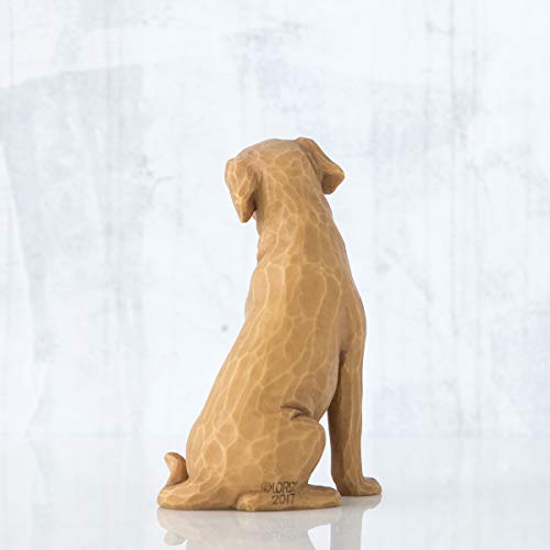 Willow Tree Love My Dog (Light), Sculpted Hand-Painted Figure - Image 3