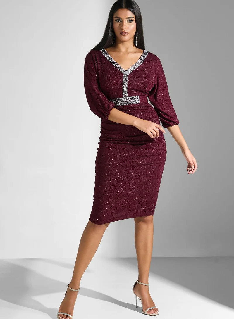 Ella Limited Edition Sparkle Jersey Dress