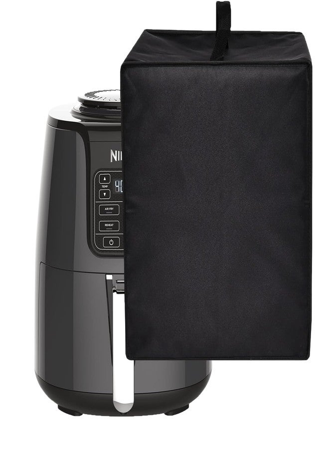 CouldyCasi Air Fryer Cover Heavy Duty Heat-Resistant, Waterproof Nylon Fabric Dust Protective Air Fryer Cover Case for Ninja AF101 Air Fryer 4 Quart/Instant Vortex Plus 6QT XL Air Fryer (Black) - Image 1
