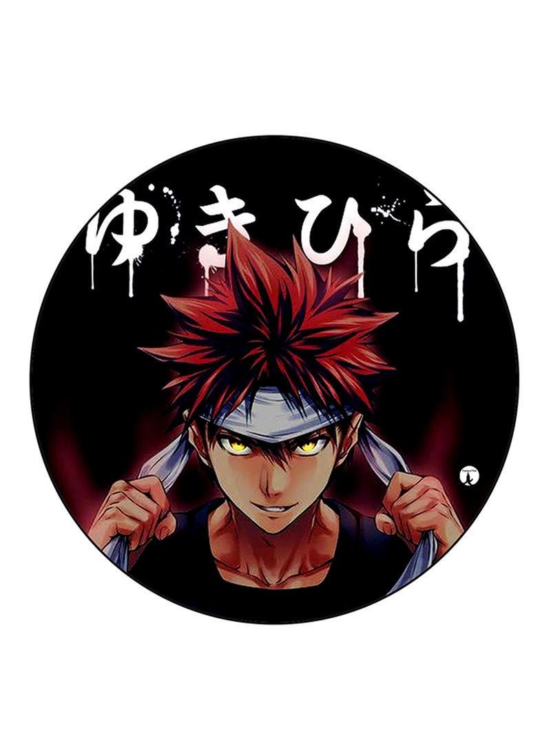 Anime Food Wars Printed Mouse Pad Multicolour