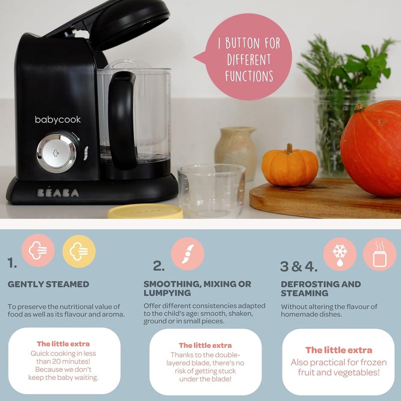 BEABA Béaba Babycook Solo 4 in 1 Baby Food Maker - Image 3