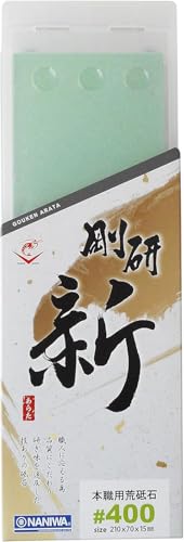 Naniwa NA-0040 New Arata Professional Rough Whetstone #400 8.3 x 2.8 x 0.6 inches (210 x 70 x 15 mm) - Image 1