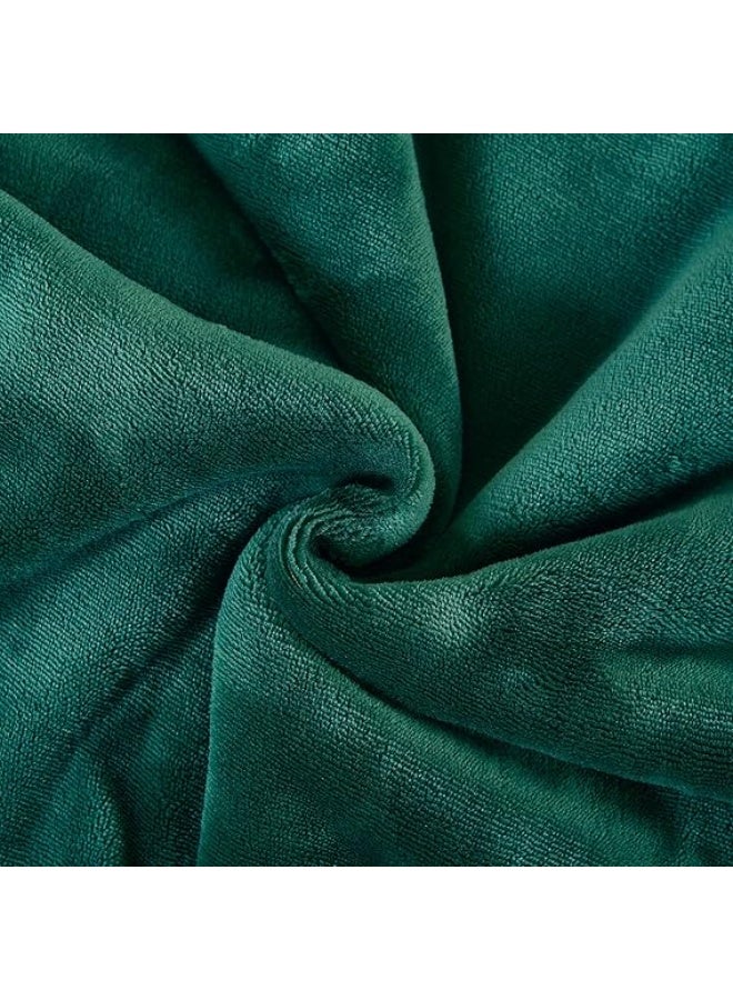 SOCHOW Sherpa Fleece Throw Blanket, Double-Sided Super Soft Luxurious Plush Blanket Throw Size, Green, 50x60 inches - Image 2