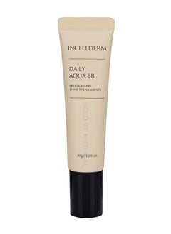 INCELLDERM Korean Beauty Skin Care Daily Aqua BB Cream Blemish Balm Facial Makeup for All Skin types - 30g