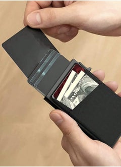 Generic Solid Color Card Wallet, Aluminum Card Holder, Business Card Holder, Ultra-thin and Lightweight, Portable Cash Wallet, ID Card, Credit Card, Coin Bag, Anniversary Gift  - Image 2