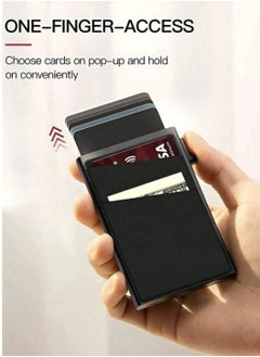 Generic Solid Color Card Wallet, Aluminum Card Holder, Business Card Holder, Ultra-thin and Lightweight, Portable Cash Wallet, ID Card, Credit Card, Coin Bag, Anniversary Gift  - Image 3