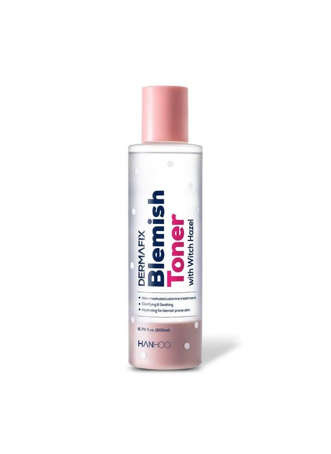 HANHOO - Dermafix Blemish Toner With Calamine And Witch Hazel | Soothes Redness And Inflammation | Regulates Oil Production And Helps Prevent Breakouts | 6.76 Fl. Oz. - Image 1