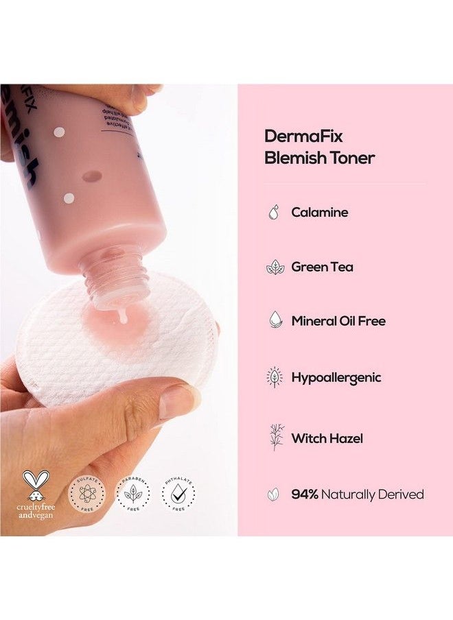HANHOO - Dermafix Blemish Toner With Calamine And Witch Hazel | Soothes Redness And Inflammation | Regulates Oil Production And Helps Prevent Breakouts | 6.76 Fl. Oz. - Image 1