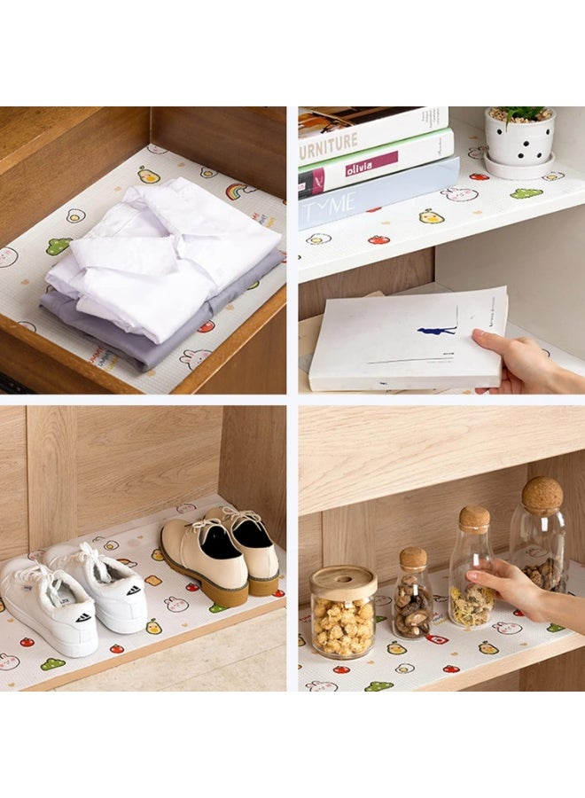 Anti-Slip Shelf, Drawer, and Kitchen Cabinet Mats (45cm x 3m Roll) Heavy Duty Waterproof EVA Tablecloth for Bathroom and Refrigerator, Multipurpose Woven Mat - Image 2