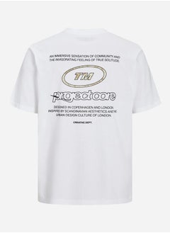 Jack Jones Slogan Print Crew Neck T-Shirt  - Image 2