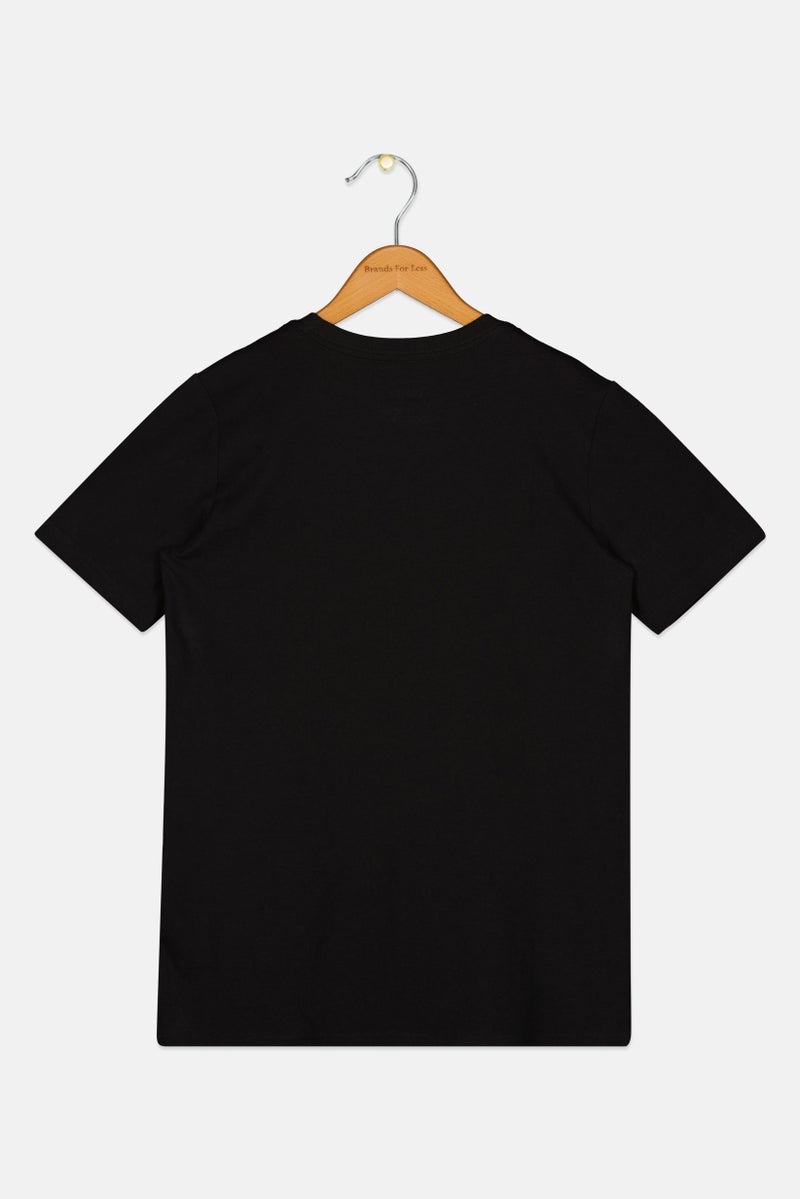 PUMA Kids Boy Sportswear Fit Short Sleeve Outdoor T-shirt, Black - Image 2