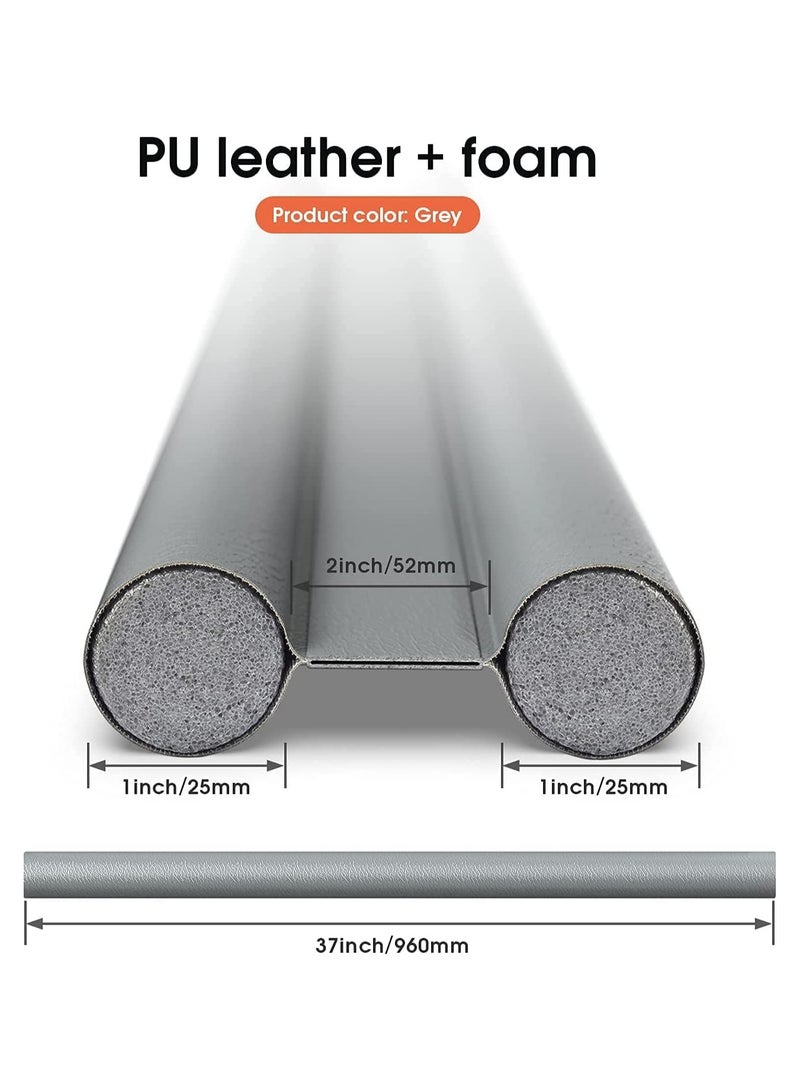 FEND Under Door Draft Stopper Guard Adjustable Twin Home Soundproof Dust Proof Seal Strip Door Window Insulation Draft Blocker - Image 4